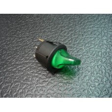 Interruptor plástico redondo (verde)